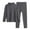 czb# Grey29, variant on CUZIBR Baby Girl Winter Outfits Winter Thermal Underwear Solid Color Base Layer Half High Collar Long Sleeve Shirts Casual Trousers Two Piece Set Comfy Sweat Set For Toddler,Black,4-5 Years