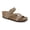 Taupe, variant on YOKI LORAYN-02 Women's Braid Double Buckle Cork Footbed Sandal