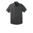 thumbnail image 4 of Port AuthorityÂ® Short Sleeve Carefree Poplin Shirt. W101, 4 of 5
