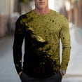 thumbnail image 1 of Blusas y camisas de manga larga con cuello redondo, moda casual para hombre, estampado deportivo, blusas de manga larga con cuello redondo, camisas para hombre, blusa de poliéster, 1 of 5