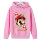 thumbnail image 2 of Sudadera con capucha de Super Mario Bros para niños, ropa de manga larga, moda de primavera y otoño, 2024, 2 of 5