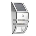 thumbnail image 2 of 2 LED Solar Powered PIR Motion Sensor Wall Light Garden Security Lamp - Silver White, 2 of 5