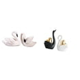 thumbnail image 1 of Estatua de cisne de resina, figura decorativa, escultura, animal de cerámica, centro de mesa, adorno artístico, resistente, ecológico, ideal para boda, 1 of 8