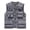Gray, variant on Tank Top Men's Zipper Multi Pockets Casual Comfort Breathable Vest Outdoor Loose Travel Fishing Hunting Photo Emergency Utility Cargo Vests