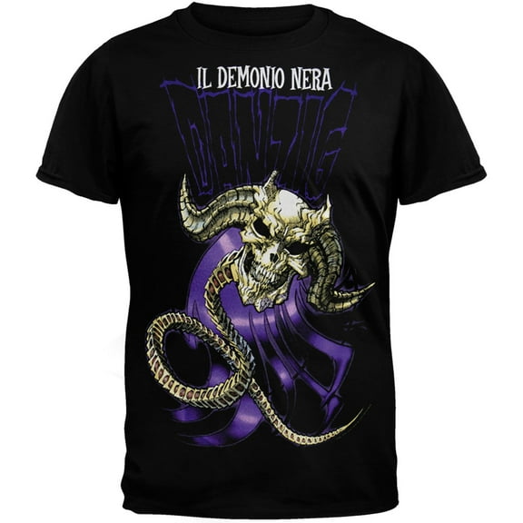 Danzig Men's Il Demonia Black Short Sleeve T Shirt