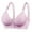 Purple, variant on Penkiiy Women Bras Women's Bra Soild Wire Free Underwear One-Piece Bra Everyday Small Cup Underwear Black Bras