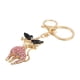 thumbnail image 5 of Llavero Con Diamantes De Imitación Con Forma De Gato, Mochila Ostentosa, Llavero, Billetera, Dije Para Mujeres Y Niñas Con Cristales Transparentes, aleación De Zinc, 5 of 7