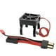thumbnail image 1 of 540/550 Radiador de ventilador de refrigeración de motor con cable conector apto para el modelo de coche RC TraxxasNegro, 1 of 10