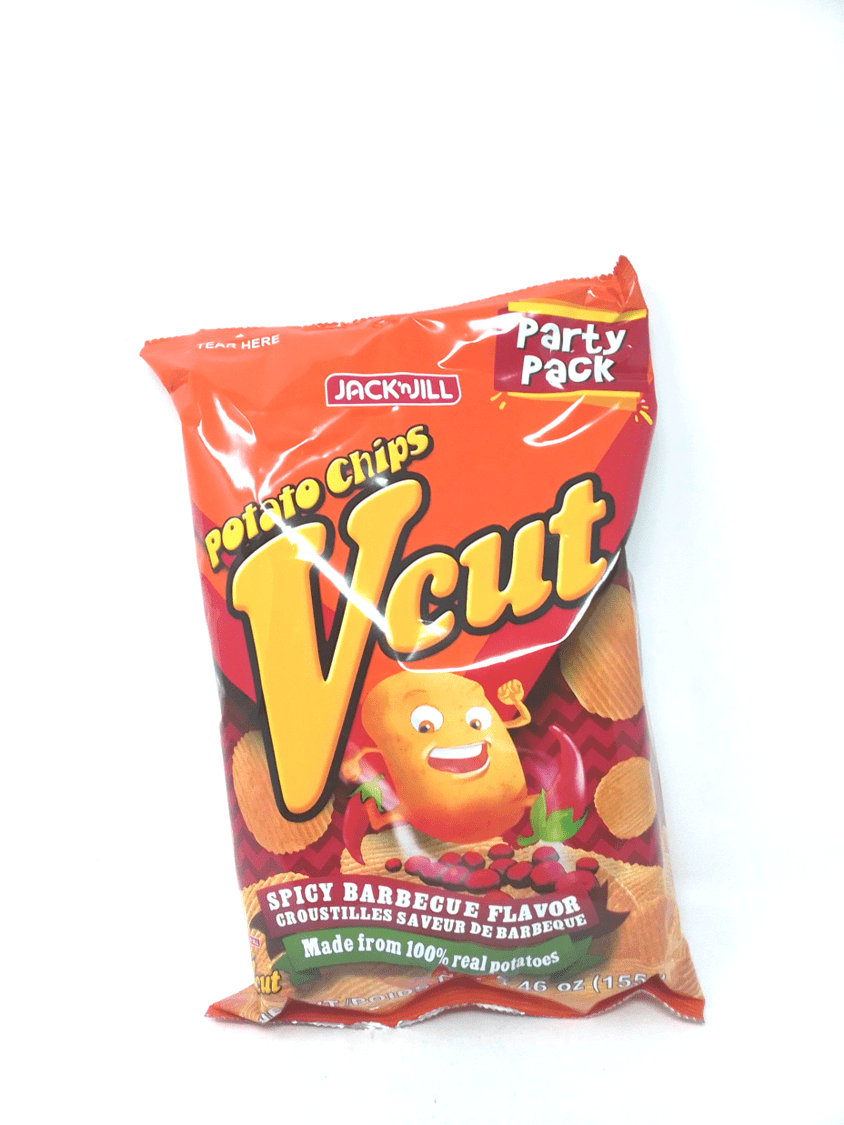 Jack&Jill Party Packs V Cut BBQ 155 g par sachet