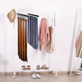 thumbnail image 3 of Topsome Belt Hanger for Closet, 2 Pack Sturdy Wood Belt Organizer with 18 Hooks Tie Belt Rack for Storage Max 54 Belts, Belt Holder Space Saving, Black, 3 of 6