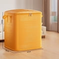 thumbnail image 2 of TIELUTT Storage with Lid Extra Large Capacity Double Zipper Organizer Fabric Storage Bags with Zipper Closet Storage with Storage Bags for Comforters and Blankets Storage Tots Large Clothes Storage B, 2 of 2