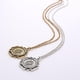 thumbnail image 3 of Collar de aleación de metal Fernando con colgante de amuleto Oro, 3 of 8