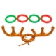 thumbnail image 4 of Juego de lanzamiento de aros, juego de cuerno inflable de venado, accesorios resistentes para fiestas, juegos al aire libre para diversión Marrón, 4 of 9