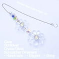 thumbnail image 2 of Dalrosia Crystal Flower Suncatcher Hanging Ornament, Rainbow Maker Window Sun Catcher Indoor Outdoor Patio Garden Decor, 2 of 5