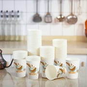 Lamosi Disposable Paper Cups 12 oz Hot Cups, 100 Count