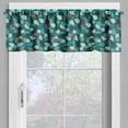 thumbnail image 2 of Ambesonne Ladybug Window Valance, Lucky Insects on Leaves, 54" X 18", Multicolor, 2 of 5