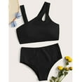thumbnail image 4 of Swimsuits for Women,AXXD Solid Lace Bikini Set Push Up Swimsuit Beachwear Padded Swimwear For New Trends Black L, 4 of 7
