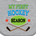 thumbnail image 4 of Inktastic My First Hockey Season Boys or Girls Baby Bib, 4 of 4