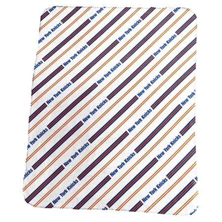 Logo Brands New York Knicks 50 x 60 Classic Vertical Stripe Fleece Throw Blanket