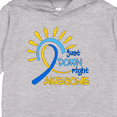 thumbnail image 3 of Inktastic Just Down Right Awesome Down Syndrome Awareness Ribbon Toddler Hoodie, 3 of 4