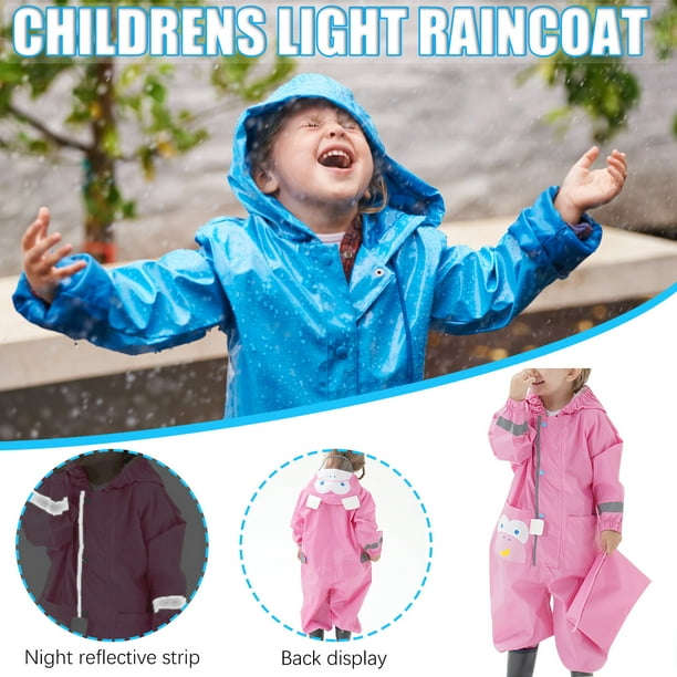 Kids Unicorn Raincoat wasserwaage Waterproof Jacket