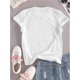 thumbnail image 2 of Women'S Valentine'S Day T-Shirt, Cartoon Girl with Red Heart Print, Casual Crew Neck, Short Sleeve, Camisetas para mujer, lindas camisetas con estampado gráfico, de manga corta, estilo casual, para ve, 2 of 6