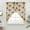 Brown, variant on Desert Sand Camel Swag Valances for Windows 2 Pack, Kitchen Window Curtains 36 Inch Length, Summer Tropical Animals Vintage Beige Privacy Swag Curtains for Living Room/Bathroom 36"x36"