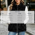 thumbnail image 4 of QATAINLAV Womens Fleece Sherpa Vest Winter Fuzzy Fluffy Checkered Plaid Sleeveless Zip Up Jacket with Pockets, 4 of 8