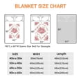 thumbnail image 5 of Mother's Day Birthday Christmas Throw Blanket Gift for Mom From Son Daughter, Beautiful Pink Rose Flowers Design Soft Falnnel Throw Blanket for Mom Bed Couch 80x60 inch, 5 of 5
