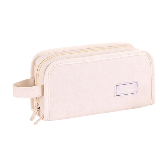 Pencil Case Double Layer Extra Large Capacity Multifunctional Storage Bag Simples Stationery Box
