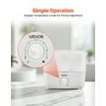 thumbnail image 5 of VEVOR Hot Towel Warmer, 1.1 gal Small Towel Steamer with Clip & Indicator, Holds 12-15 Towels, Portable Facial Warmer Quickly Heats Up in 5 Minutes, for Spa, Barber, Manicures, Massage, Salon, White, 5 of 9