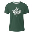 thumbnail image 1 of VBARHMQRT Halloweentown Sweatshirt Homme Printemps et Été Célébration de la Fête Nationale Chemise Décontractée Vintage Imprimée Partiellement Col Rond Manches Courtes, 1 of 6