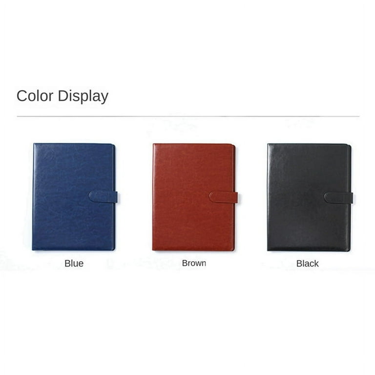 Amazon.com : VANRA 1 Piece PU Leather File Folders Office Document Holder  File Envelope A4 Letter Size Filing Folder with String Tie Closure (Black)  : 