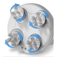 thumbnail image 4 of Masajeador eléctrico azul para mascotas (gatos y perros), masajeador de cabeza con forma de pata en 3D, masajeador de cabeza para gatos con carga USB., 4 of 5