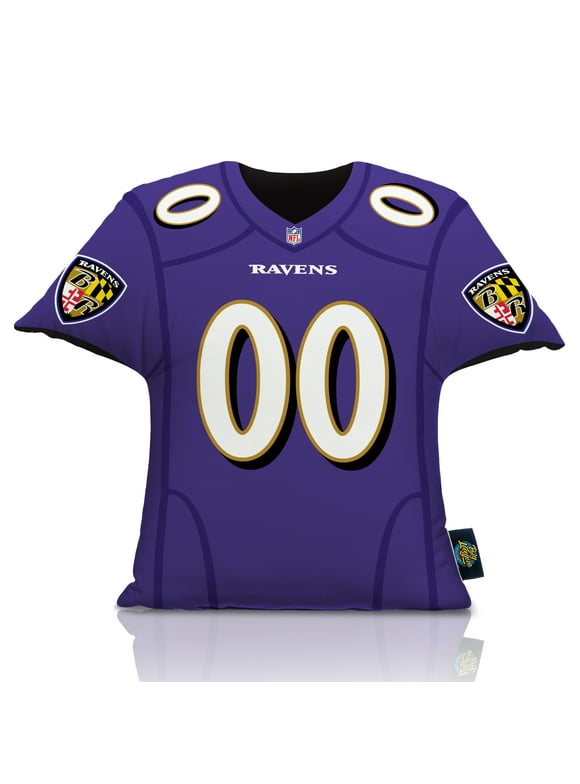 Purple Baltimore Ravens 16'' x 16'' Jersey Pillow