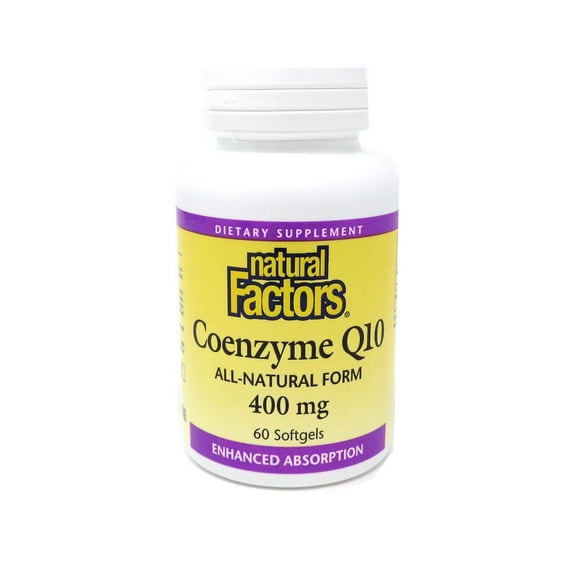 Natural Factors Coenzyme Q10 400mg -60 Softgels