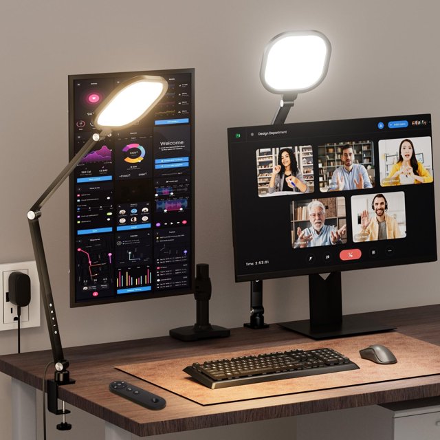 Lámpara de videoconferencia LiTones de 15 W para ordenador (2 paquetes)