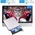 thumbnail image 3 of Lecteur DVD Externe 3D, USB 2.0 Lecteur DVD Slim Optique pour MacBook OS Windows, 3 of 5