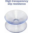 thumbnail image 5 of 10 Pack Double Sided Silicone Rubber Suction Cups for Table Tops, Clear Suction Cup without Hooks, Compatible with Glass Top, Size: 35mm, 5 of 5