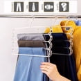 thumbnail image 4 of EDNA HOME Space Saving Pants Hanger, 4 Layer, 5 Pack, 4 of 6