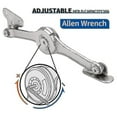 thumbnail image 5 of 2pcs Heavy Duty Lid Support Hinges Soft Close Folding Lid Stay Hinge Keep Lid Hinge Open For Cabinet --, 5 of 5