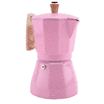 thumbnail image 3 of 2X Latte Mocha Coffee Maker Italian Moka Espresso Cafeteira Percolator Pot Stovetop Coffee Maker 300Ml Pink,2*moka pot,pink, 3 of 7