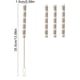 thumbnail image 3 of Cepillo multifuncional para limpiar ranuras | Mango flexible con 3 fundas de tela electrostáticas reutilizables | Elimina el polvo de persianas, conductos de ventilación y tuberías | Limpiador de, 3 of 7