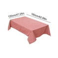 thumbnail image 2 of Waterproof Oilproof Dirtproof Checkered Rectangular Table Cloth Tablecloth Table Cover for Dining Room Kitchen Office Farmhouse Rural Decor 47.24x62.99 Inch Nylon Small Versatile Outdoor, 2 of 6