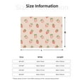 thumbnail image 5 of Fuzoiu Strawberries Print Flannel Blanket,Throw Blanket,Flannel Home Decor,Fleece Bed Blankets,Cozy Soft Blanket for Bed, Sofa, Camping, and Travel-40"x30", 5 of 6