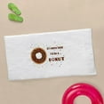thumbnail image 4 of CafePress - If I Were Food Id Be A Donut - Large Beach Towel, Soft 30"x60" Towel with Unique Design, 4 of 4