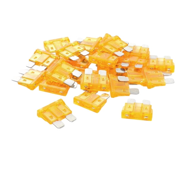 Juego de fusibles de cuchilla de repuesto para coche y camión, accesorio Universal para SUV, vehículos profesionales, 100 Uds. 5A