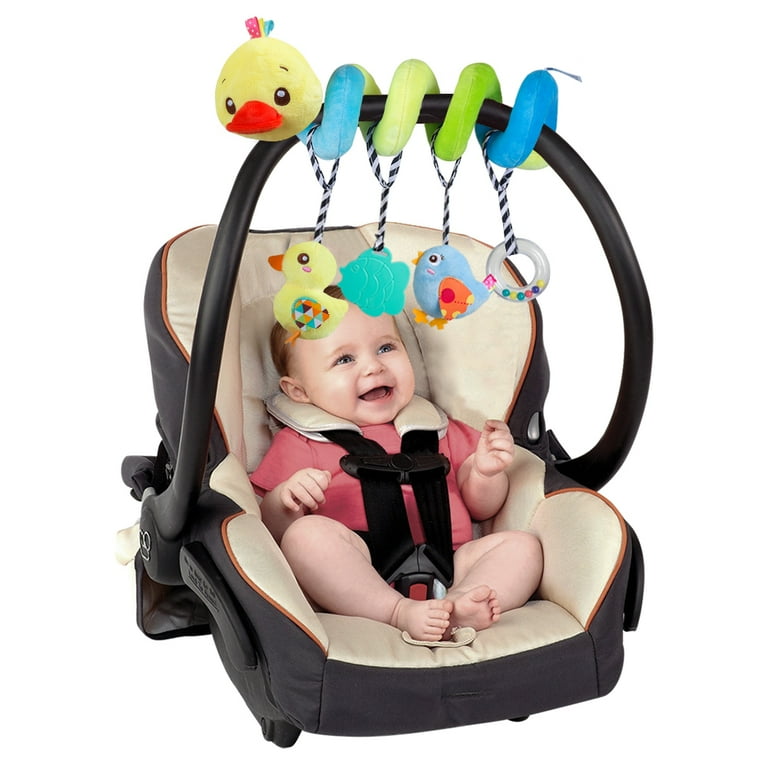Caterbee Baby Car Seat Toy with Squeak for Boy or Girl for travel 0 Months up Walmart