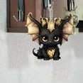 thumbnail image 6 of Rirozkan Black Dragon Car Ornament, Acrylic Rearview Mirror Pendant, Cute Fantasy Creature Hanging Charm, Decorative Accessory for Car Interior and Home Decor, Black, 6 of 6