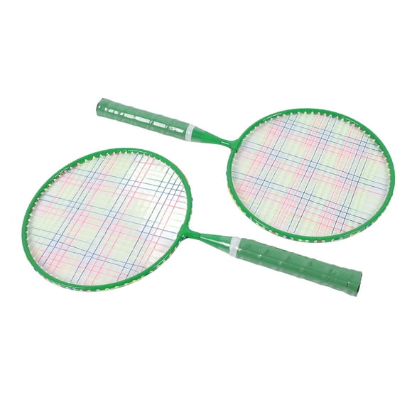 Children Badminton Racket Set, Soft Grip, Resilient Net, Torsion Resistant Joint, For Safe Playing Experience in Games